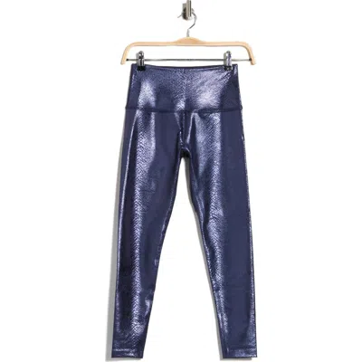 Beyond Yoga Powershine High Waist Midi Leggings In Navy Viper Navy