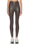 Beyond Yoga Powershine High Waisted Midi Legging In Brown