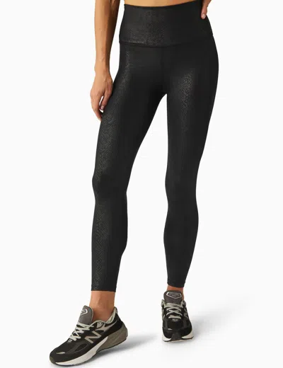 Beyond Yoga Powershine High Waisted Midi Legging In Black