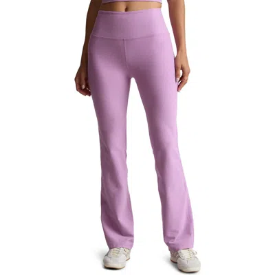 Beyond Yoga Practice Space Dye High Waist Pants In Animal Print