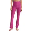 Beyond Yoga Practice Space Dye High Waist Pants In Magenta Heather