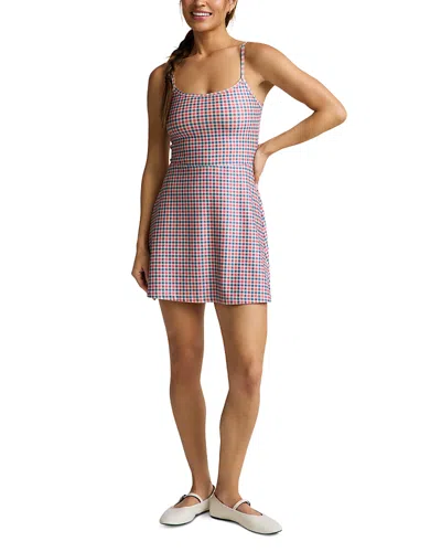 Beyond Yoga Printed Midweight Spacedye Energize Dress In Pink