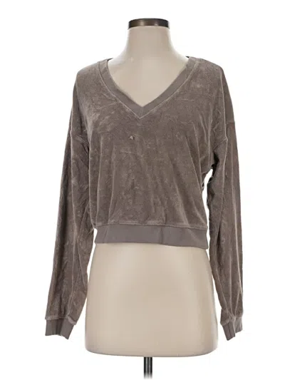 Pre-owned Beyond Yoga Pullover Sweater In Brown