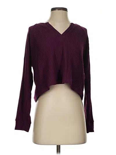 Pre-owned Beyond Yoga Pullover Sweater In Burgundy