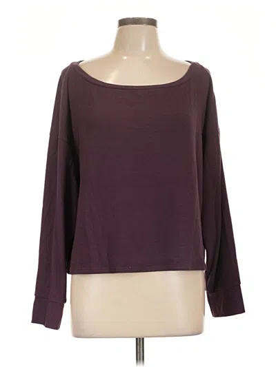 Pre-owned Beyond Yoga Pullover Sweater In Burgundy