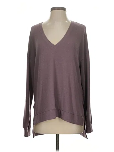 Pre-owned Beyond Yoga Pullover Sweater In Purple