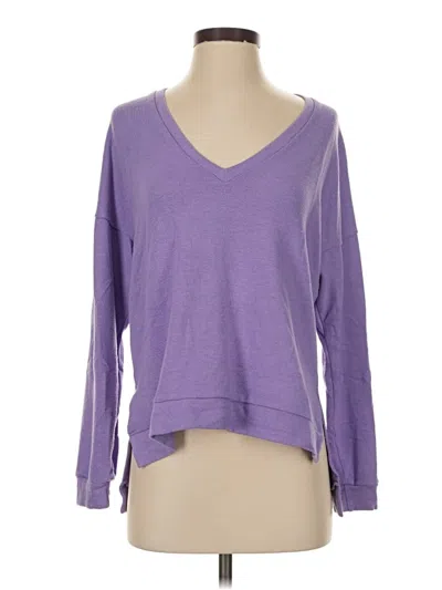 Pre-owned Beyond Yoga Pullover Sweater In Purple