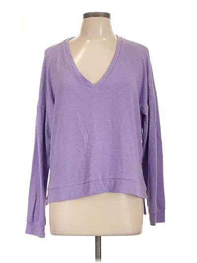 Pre-owned Beyond Yoga Pullover Sweater In Purple