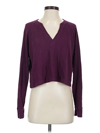 Pre-owned Beyond Yoga Pullover Sweater In Purple