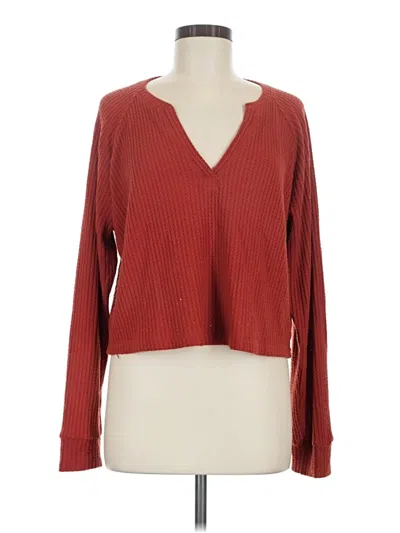 Pre-owned Beyond Yoga Pullover Sweater In Red
