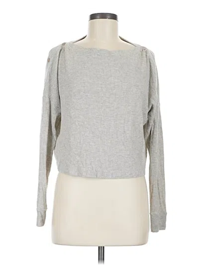 Pre-owned Beyond Yoga Pullover Sweater In Silver