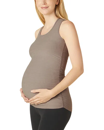 Beyond Yoga Racerback Maternity Tank Top In Birch Heat