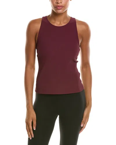Beyond Yoga Refocus Classic Tank In Burgundy