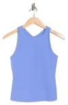 Beyond Yoga Refocus Rib Racerback Tank In Blue