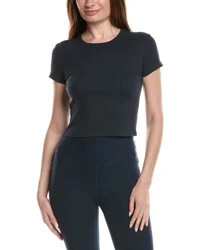 Beyond Yoga Rib Baby T-shirt In Blue