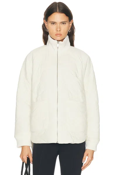 Beyond Yoga Roam Quilted Reversible Jacket In Bone & Riverbed