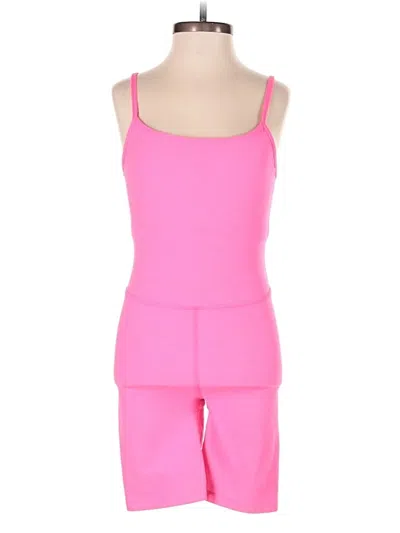 Pre-owned Beyond Yoga Romper In Pink