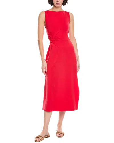 Beyond Yoga Rotation Side Twist Midi Dress In Red