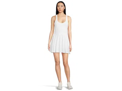 Beyond Yoga Score Pleated Dress In White