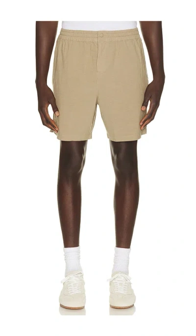 Beyond Yoga Shift Short In Brown