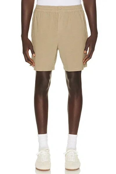 Beyond Yoga Shift Short In Brown