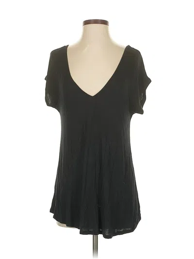 Pre-owned Beyond Yoga Short Sleeve T-shirt In Black