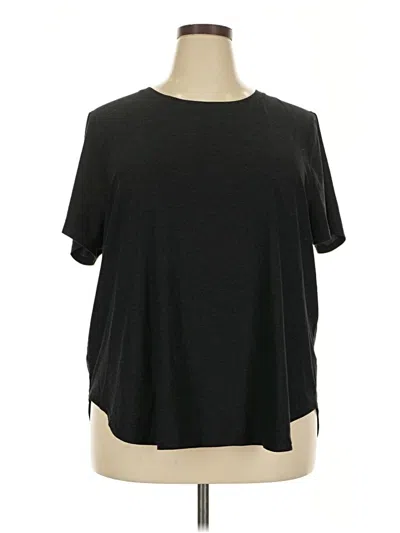 Pre-owned Beyond Yoga Short Sleeve T-shirt In Black