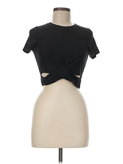 Pre-owned Beyond Yoga Short Sleeve T-shirt In Black