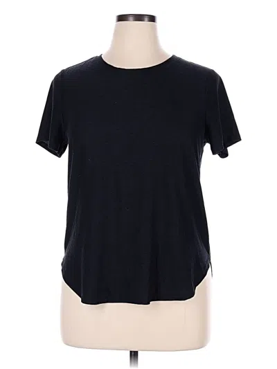 Pre-owned Beyond Yoga Short Sleeve T-shirt In Black