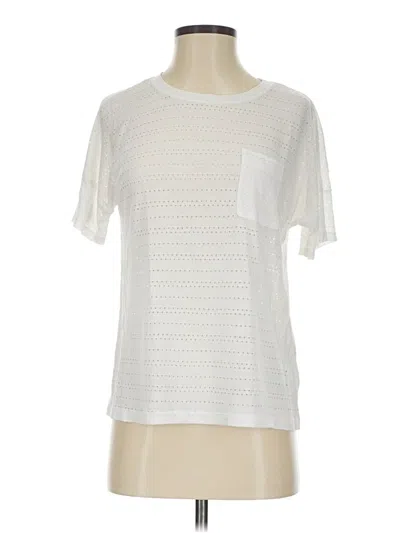 Pre-owned Beyond Yoga Short Sleeve T-shirt In Ivory