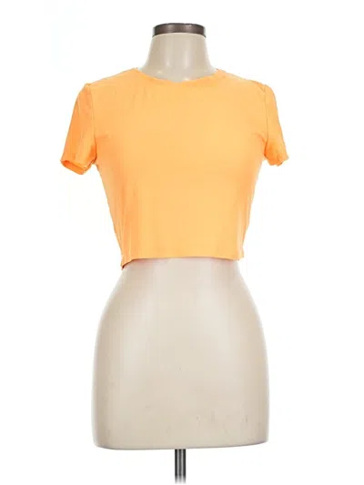 Pre-owned Beyond Yoga Short Sleeve T-shirt In Orange