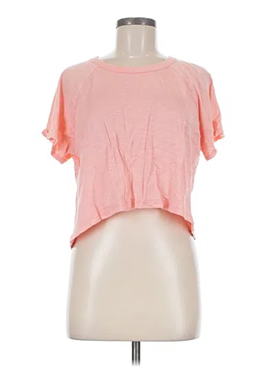 Pre-owned Beyond Yoga Short Sleeve T-shirt In Pink