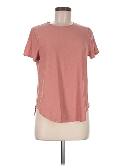 Pre-owned Beyond Yoga Short Sleeve T-shirt In Pink