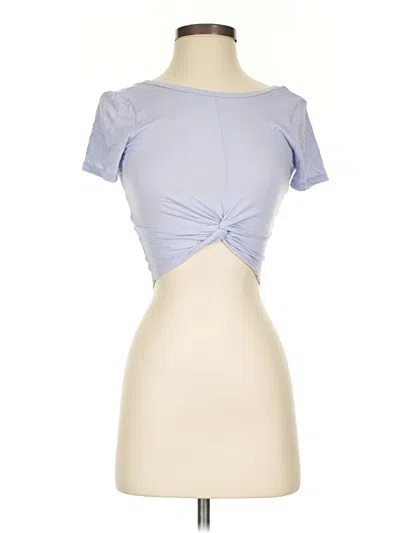 Pre-owned Beyond Yoga Short Sleeve T-shirt In Purple