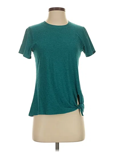 Pre-owned Beyond Yoga Short Sleeve T-shirt In Teal