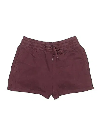 Pre-owned Beyond Yoga Shorts In Burgundy