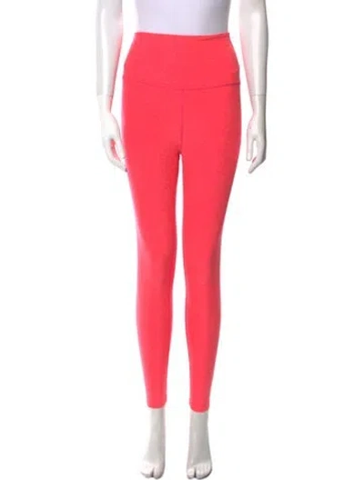 Pre-owned Beyond Yoga Skinny Leg Pants In Pink
