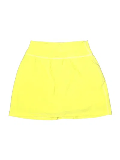 Pre-owned Beyond Yoga Skort In Yellow