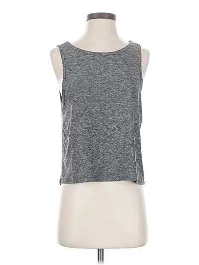 Pre-owned Beyond Yoga Sleeveless Top Gray Scoop Neck Tops
