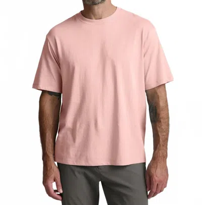 Beyond Yoga Soft Knit Cotton Tee In Umber Pink