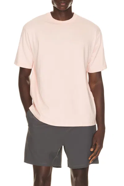 Beyond Yoga Softknit Cotton Tee In Umber Pink