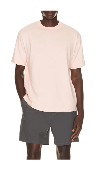 Beyond Yoga Softknit Cotton Tee In Umber Pink