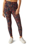 Beyond Yoga Softmark Caught In The Midi Leggings In Retro Press Floral In Retro Press Floral