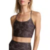 Beyond Yoga Softmark Crop Tank In Ditsy Leopard