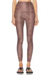 Beyond Yoga Softmark Caught In The Midi Leggings In Neutral Snakeskin In Neutral Snakeskin