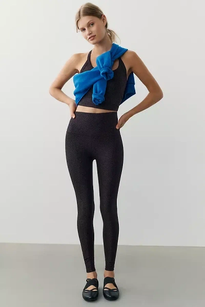 Beyond Yoga Softmark High-waist Leggings In Brown