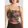 Beyond Yoga Softmark Impress Crop Tank In Green