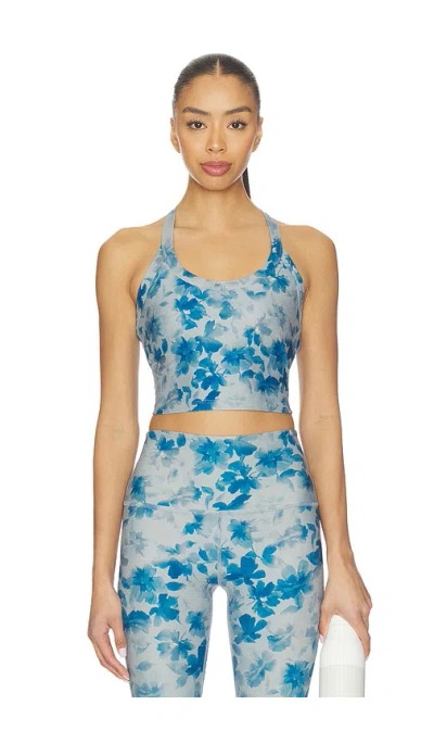 Beyond Yoga Softmark On The Up Cropped Tank Top In Blue
