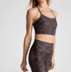 Beyond Yoga Softmark Slim Racerback High Cropped Tank Top In Ditsy Leopard
