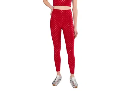 Beyond Yoga Softshine Caught In The Midi Leggings In Red
